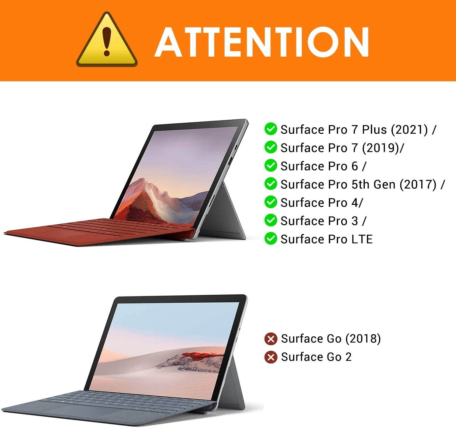 MoKo Type Cover Fit Microsoft Surface Pro 7 Plus (2021)/ Pro 7/ Pro 6/ Pro 5/Pro 4/Pro 3, Ultra-Slim Wireless Bluetooth Keyboard with Trackpad, 7-Color LED Backlit, Built-in Rechargeable Battery, Gray