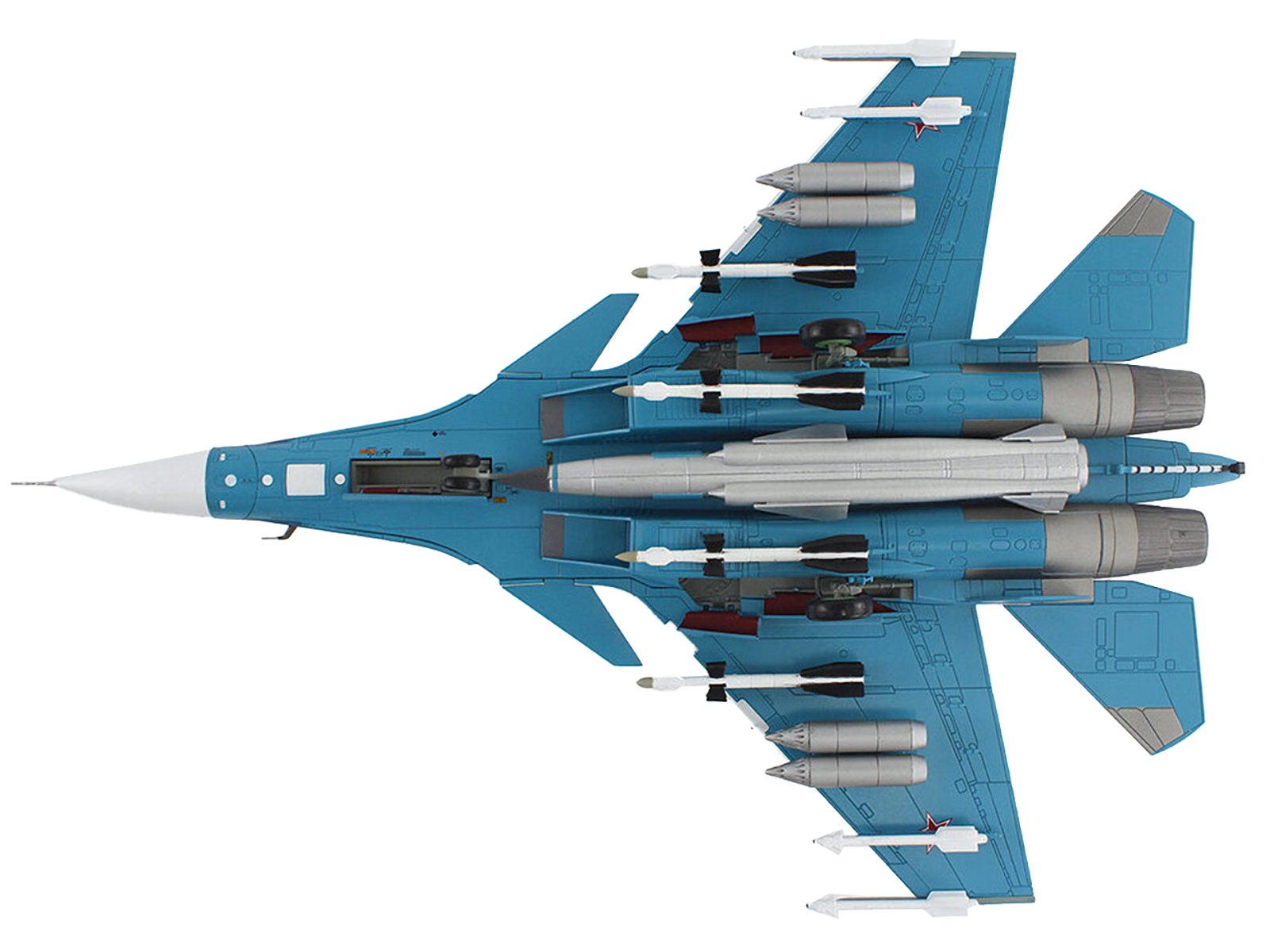 Sukhoi Su-24M Fencer-D Bomber Aircraft "Ukraine War" (2023) Ukrainian Air Force 1/72 Diecast Model by JC Wings