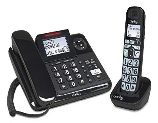Clarity - 53727 - E814CC Amplified 40dB Cord/Cordless Combo Unit Phone