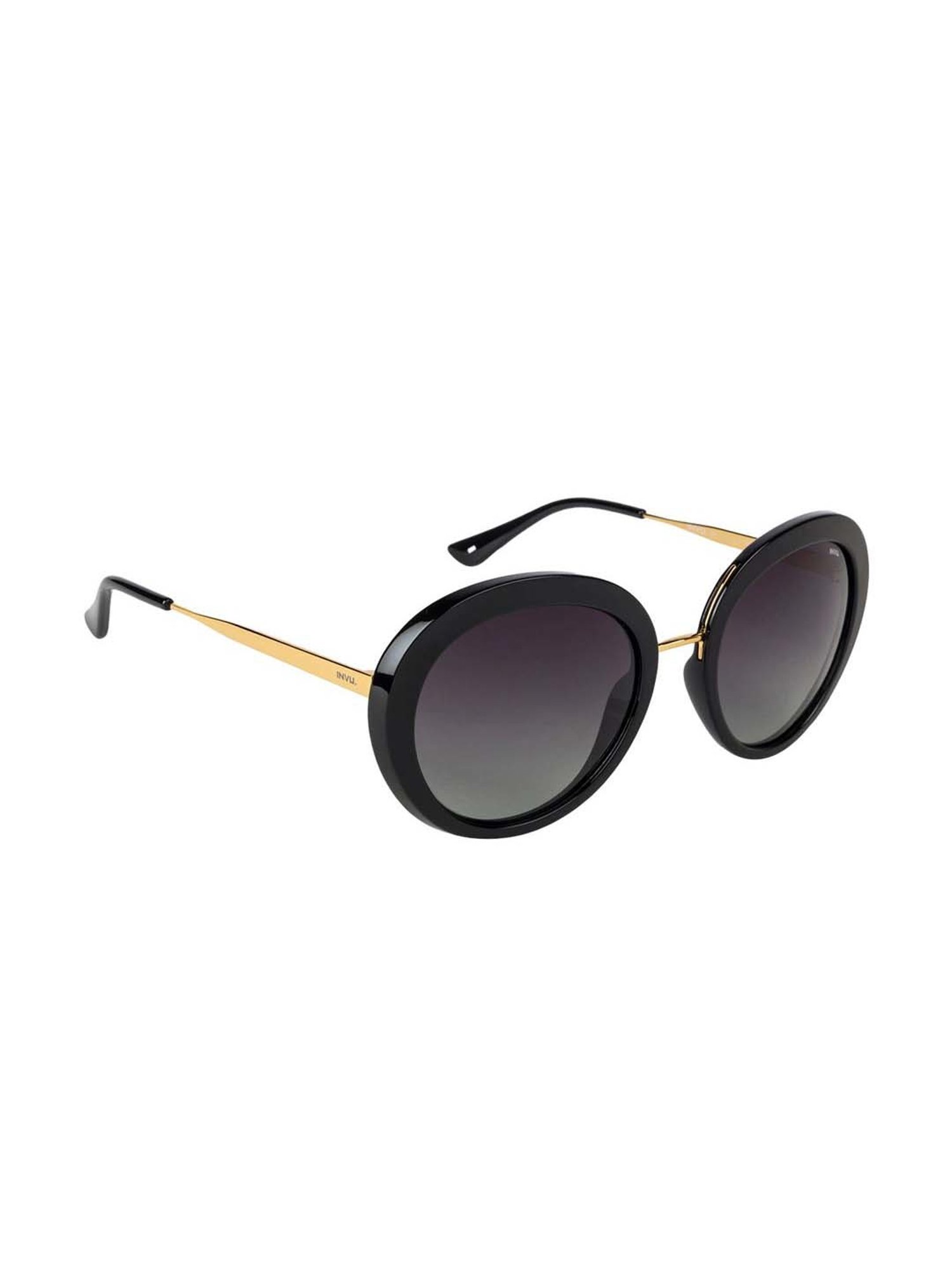 INVU Grey Oval UV Protection Sunglasses for Men