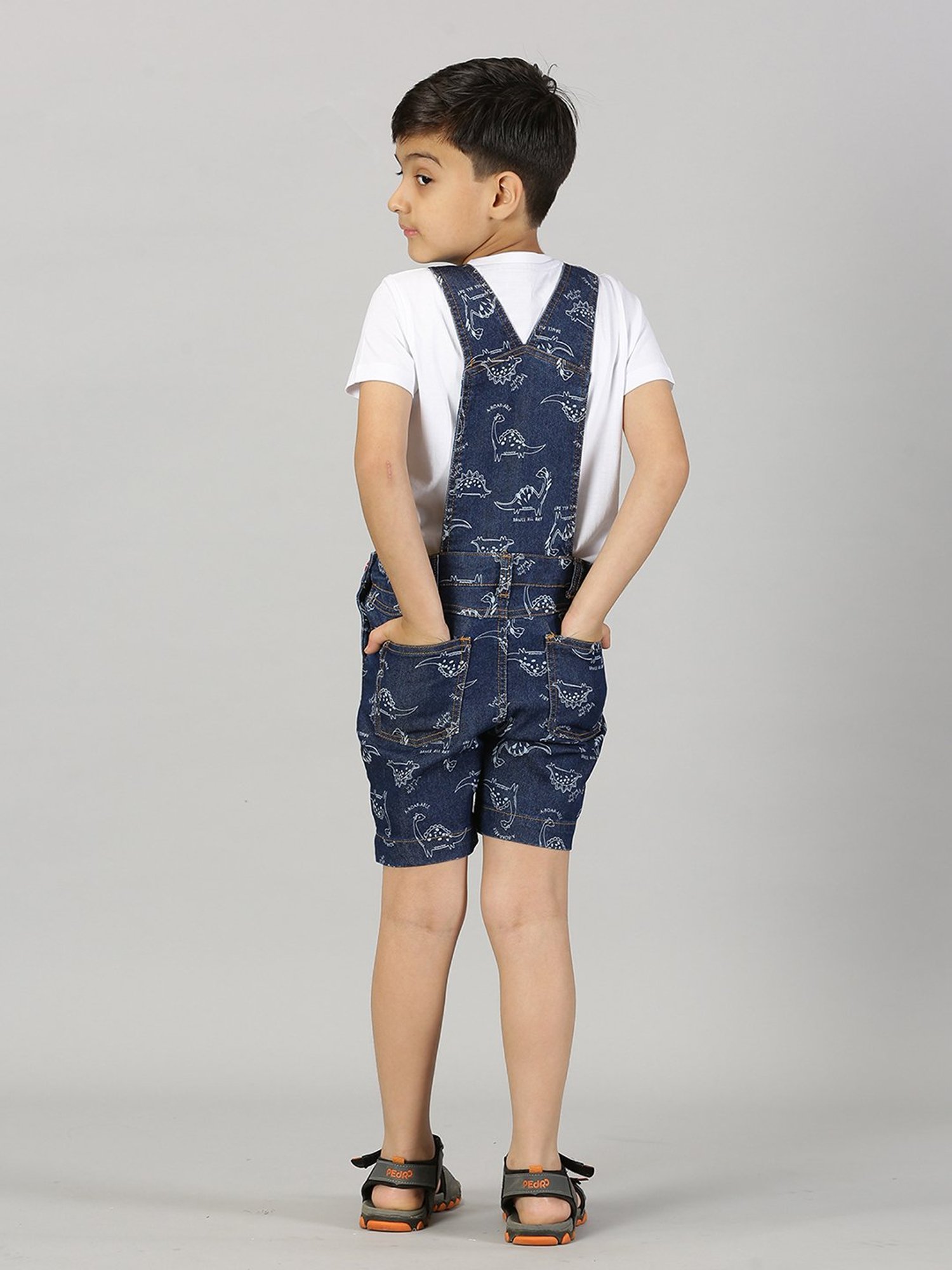 Juniors by Lifestyle Kids Mid Blue Cotton Casual Coordinate Set