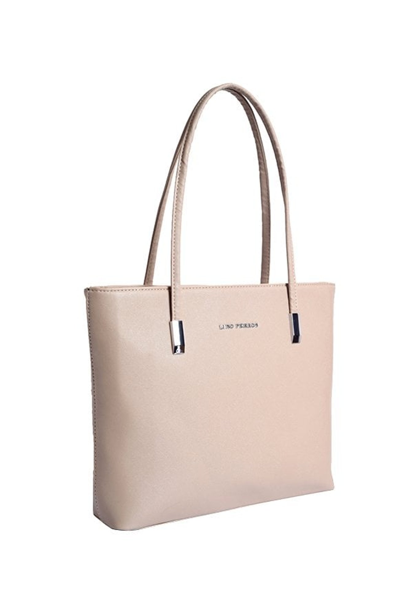 Lino Perros Beige Solid Shoulder Bag