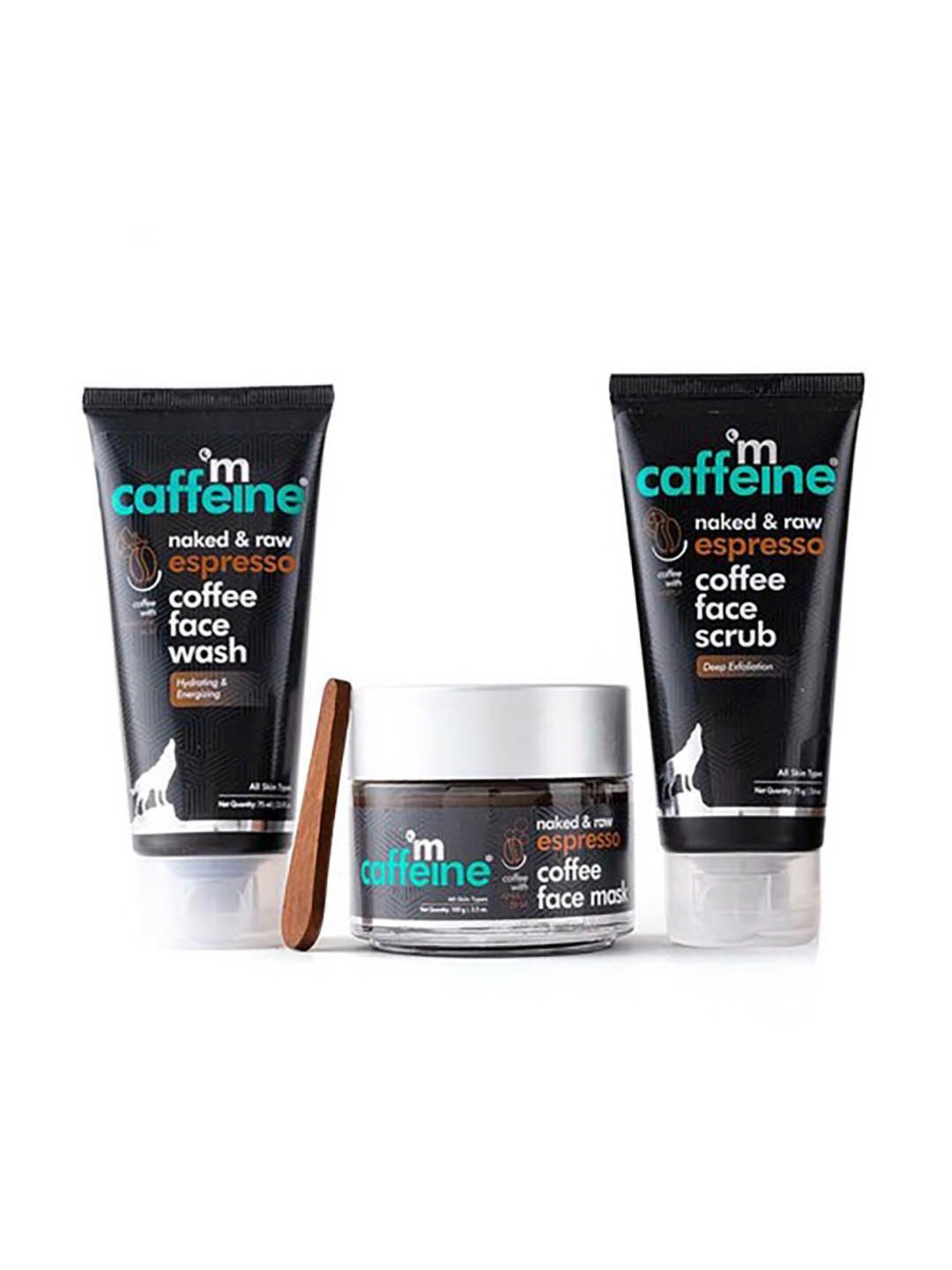 mCaffeine Espresso Coffee Deep Exfoliation Kit