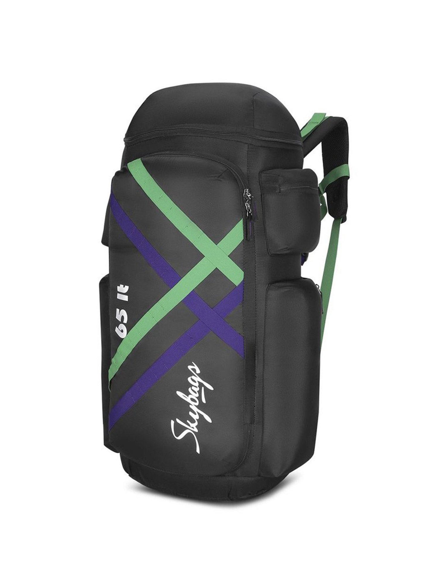 Skybags Ridge 02 Black Polyester Printed Rucksack - 65 Ltrs