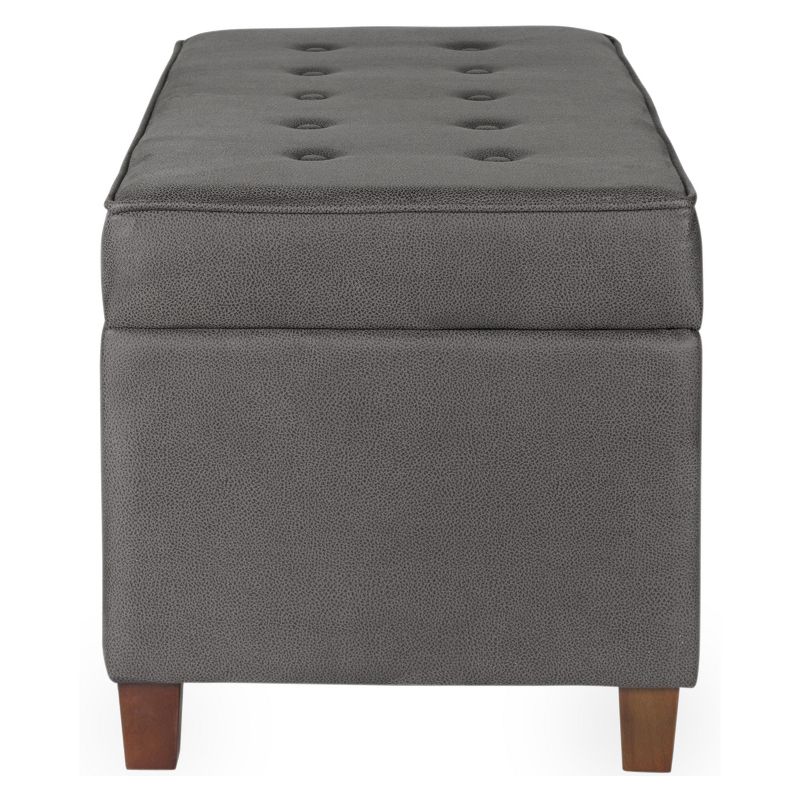 Storage Bench Gray - HomePop