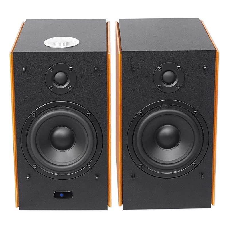 HD5 Pair Powered Bookshelf Speakers Bluetooth Monitor Speaker System 5 inch