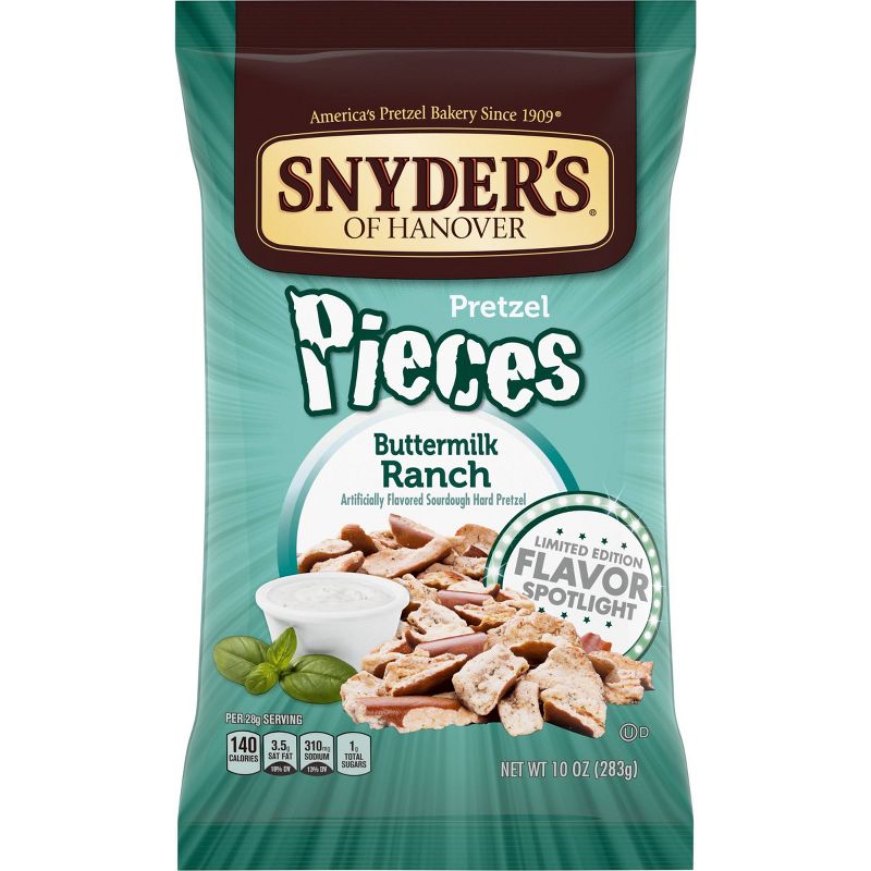 Snyder's Of Hanover Buttermilk Ranch Pretzel - 10oz