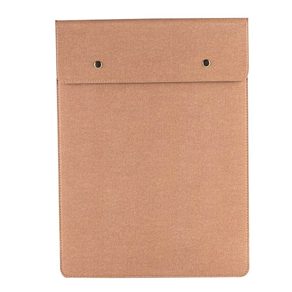 Creative PU Leather Portfolio A4 File Pouch Document Bag Contract Invoice Bill Storage Organizer for Office