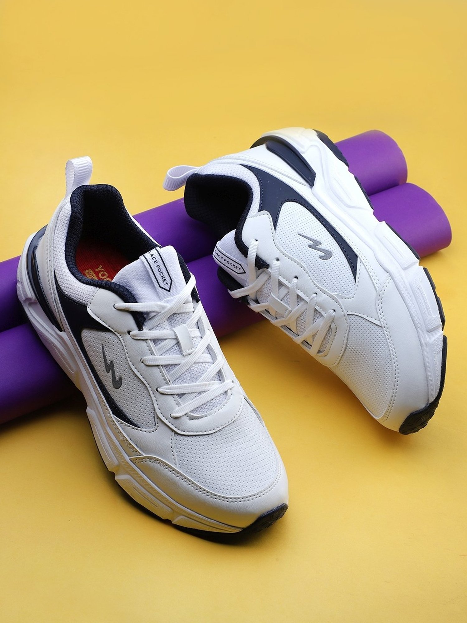 Campus Men's OG-14 White Casual Sneakers