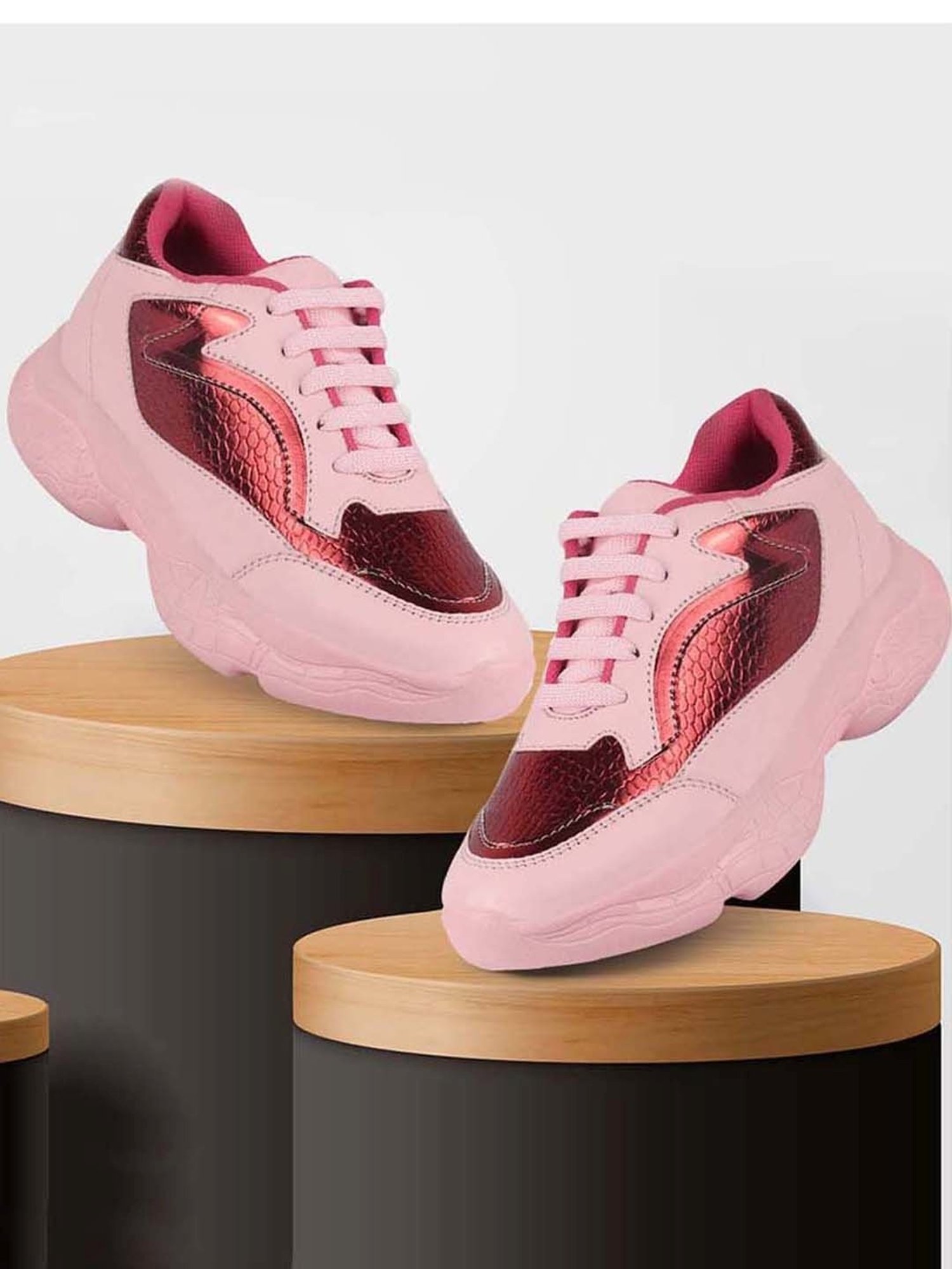 Fausto Women's Pink Running Shoes