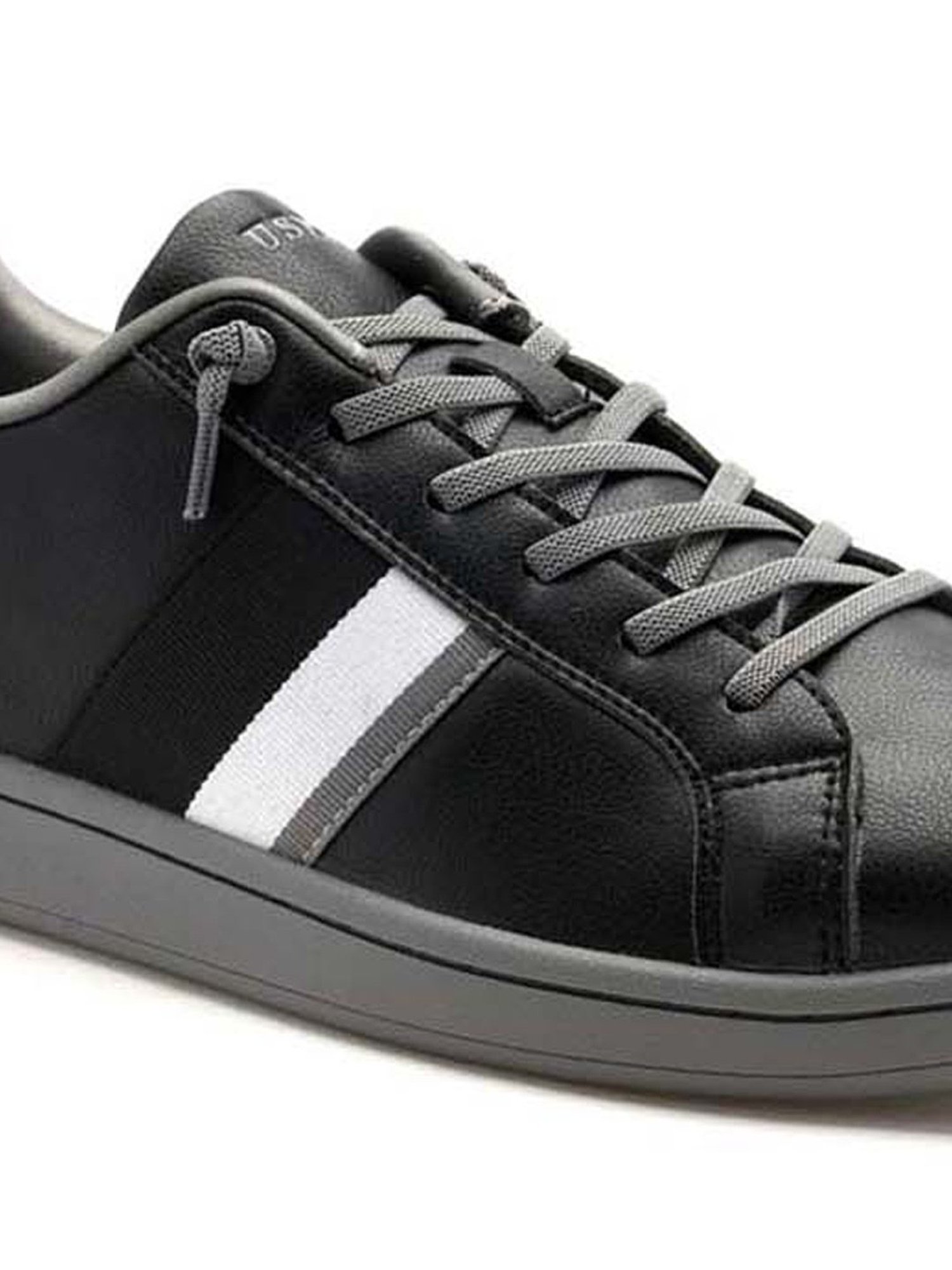 U.S. Polo Assn. Men's LENNART Black Casual Sneakers
