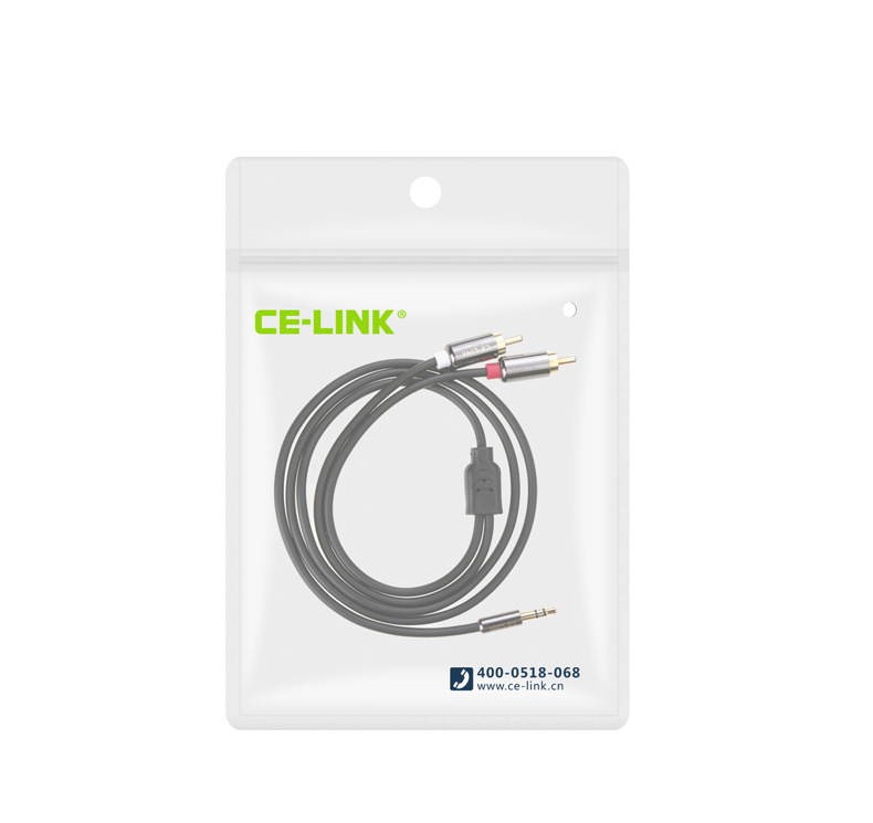 CE-LINK 3.5MM AUX to 2 RCA Audio Cable 1.5M/5M