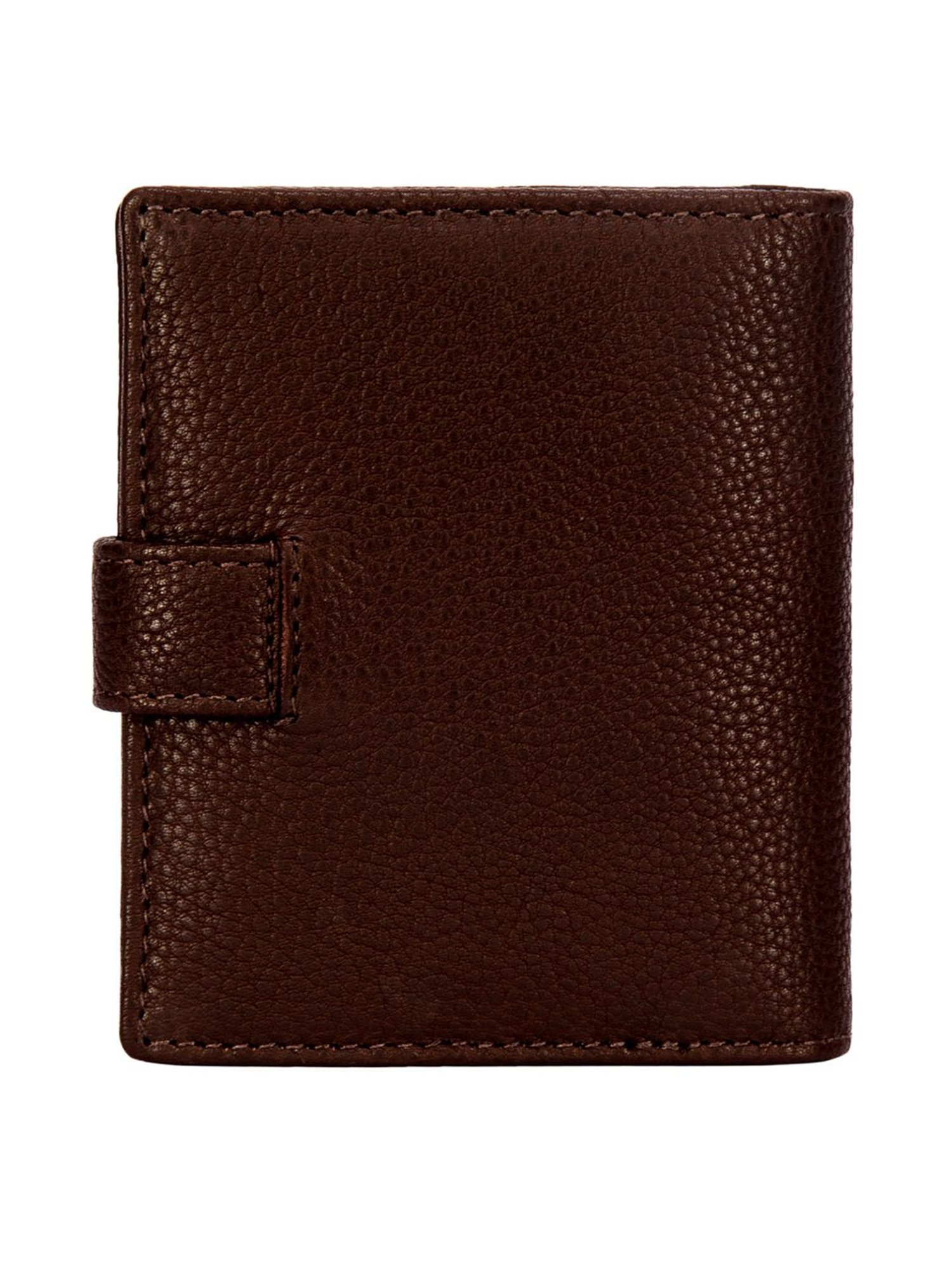 Eske Ren Dark Brown Textured Small Card Holder