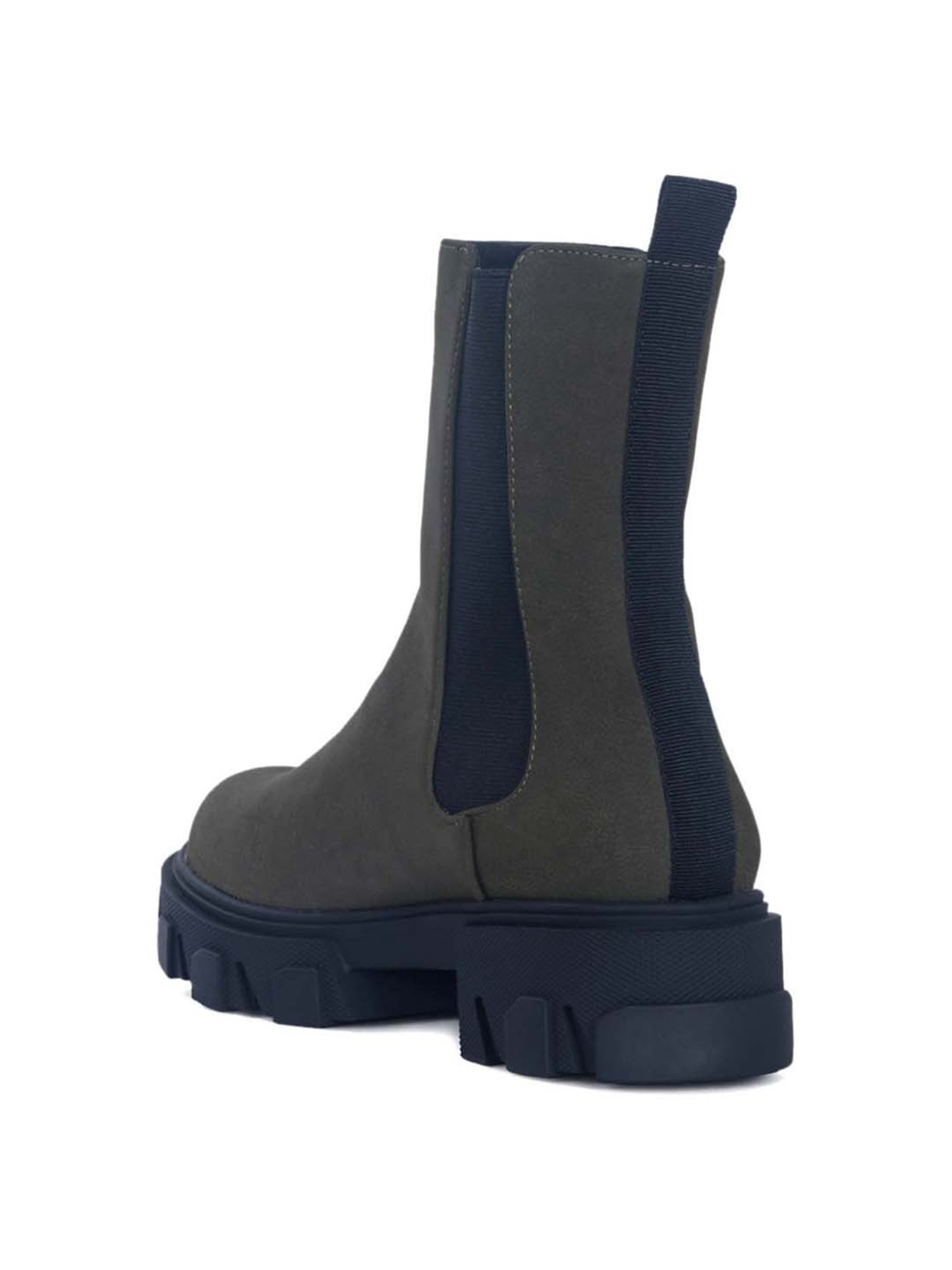 London Rag Women's Olive Green Casual Booties