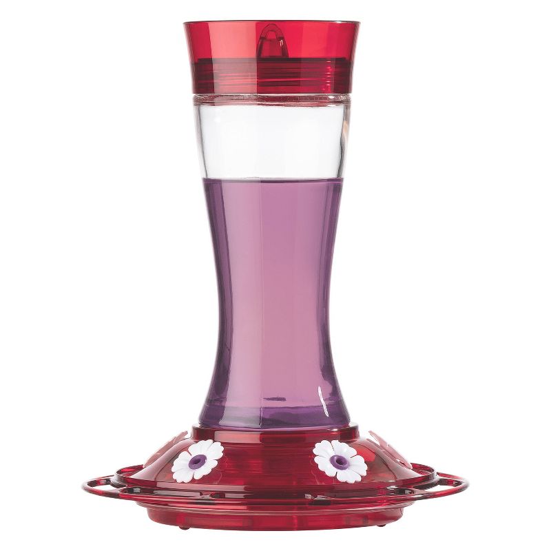 Droll Yankees More Birds Garnet Hummingbird Feeder - Red/White