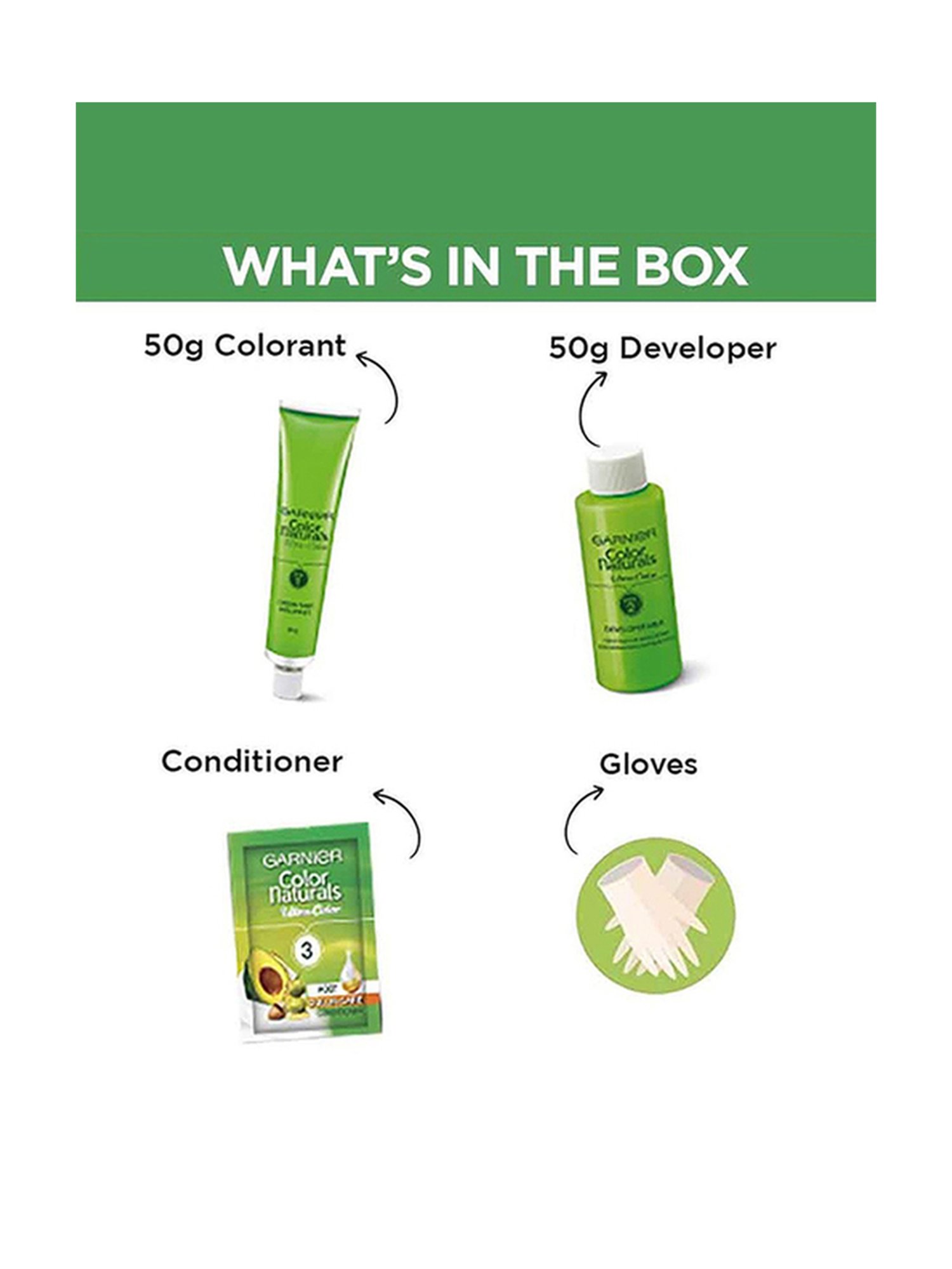 Garnier Color Naturals Creme Riche Hair Color Shade 6.26 Plum Red - 55 ml + 50 gm