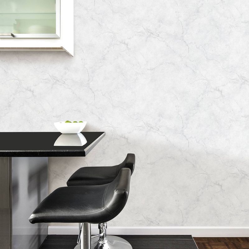 NuWallpaper Carrara Marble Peel & Stick Wallpaper