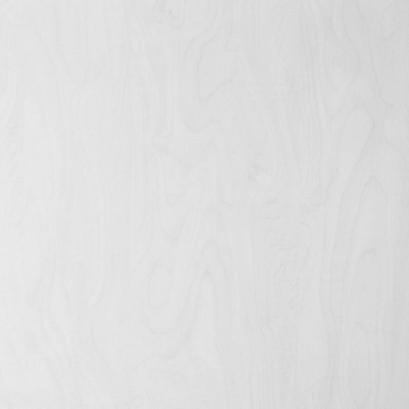 42" Lenox Round Table White Wood Grain - Niche