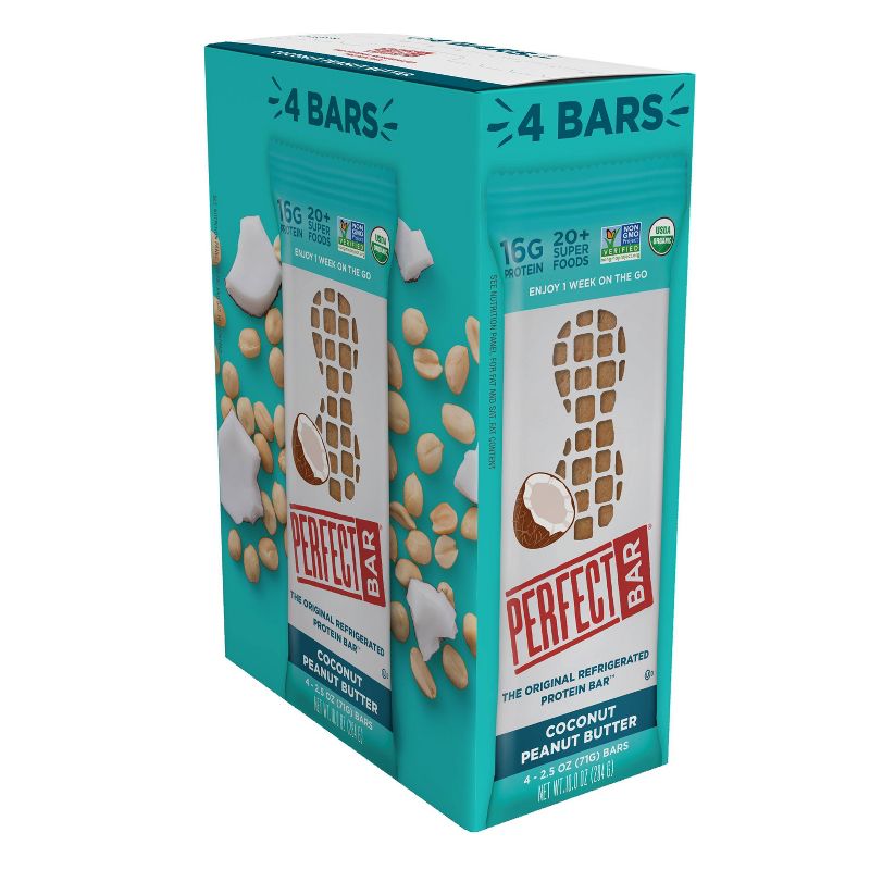 Perfect Bar Coconut Peanut Butter Protein Bars - 10oz/4ct