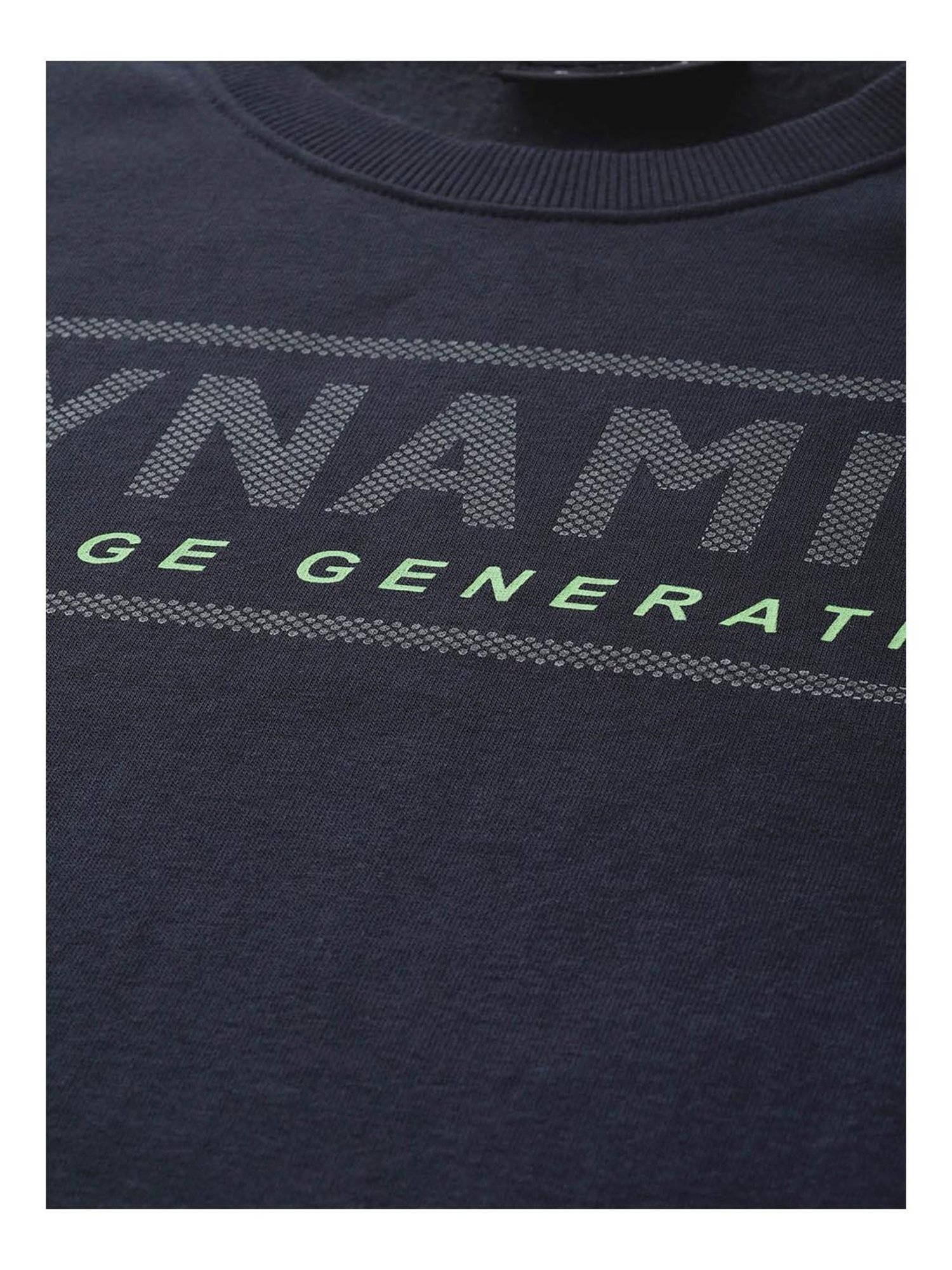 ALCIS Navy Graphic Print Sweatshirt