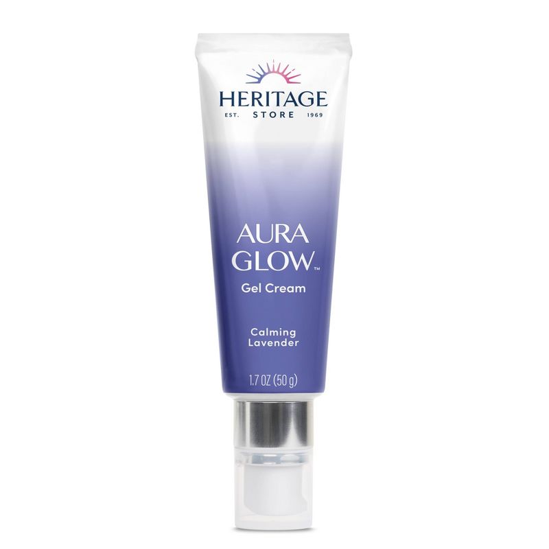 Heritage Store Aura Glow Gel Cream - Calming Lavender - 1.7oz