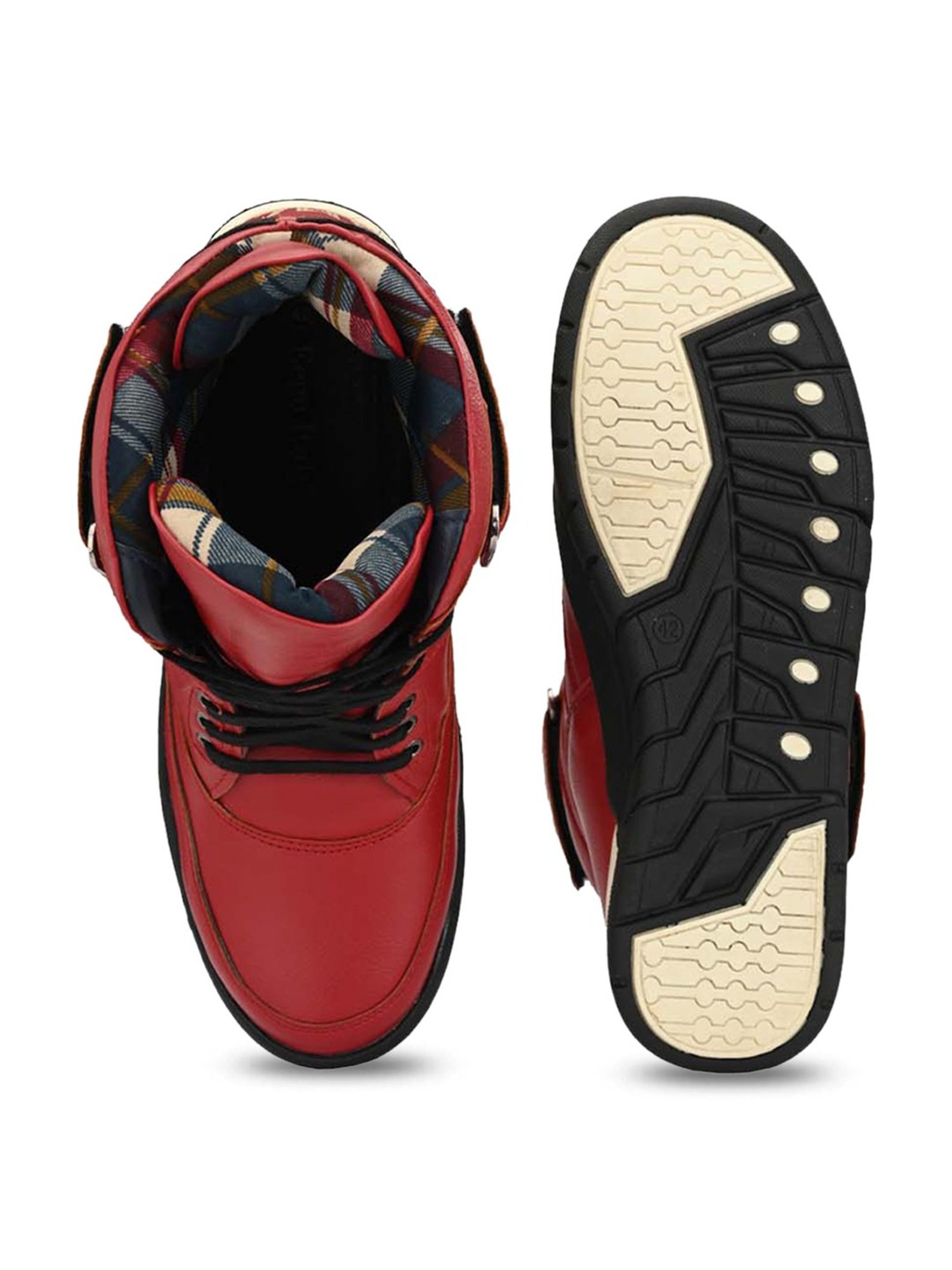 Eego Italy Men's Red Casual Boots