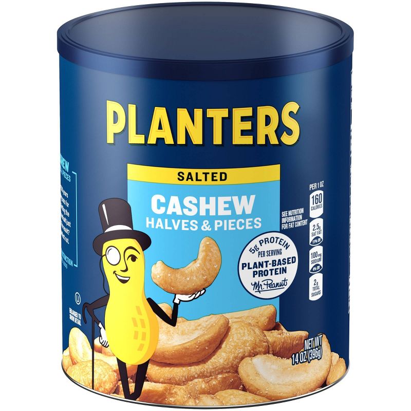 Planters Halves And Pieces Cashews - 14oz