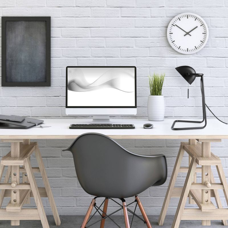 15" Harrison Bankers Task Lamp Matte Black - Globe Electric