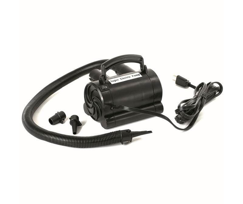 SereneLife Portable Digital Electric Air Pump Inflator Compressor with Detachable Hose for Watersports, Pool Inflatables, and SUP Paddleboards, Silver