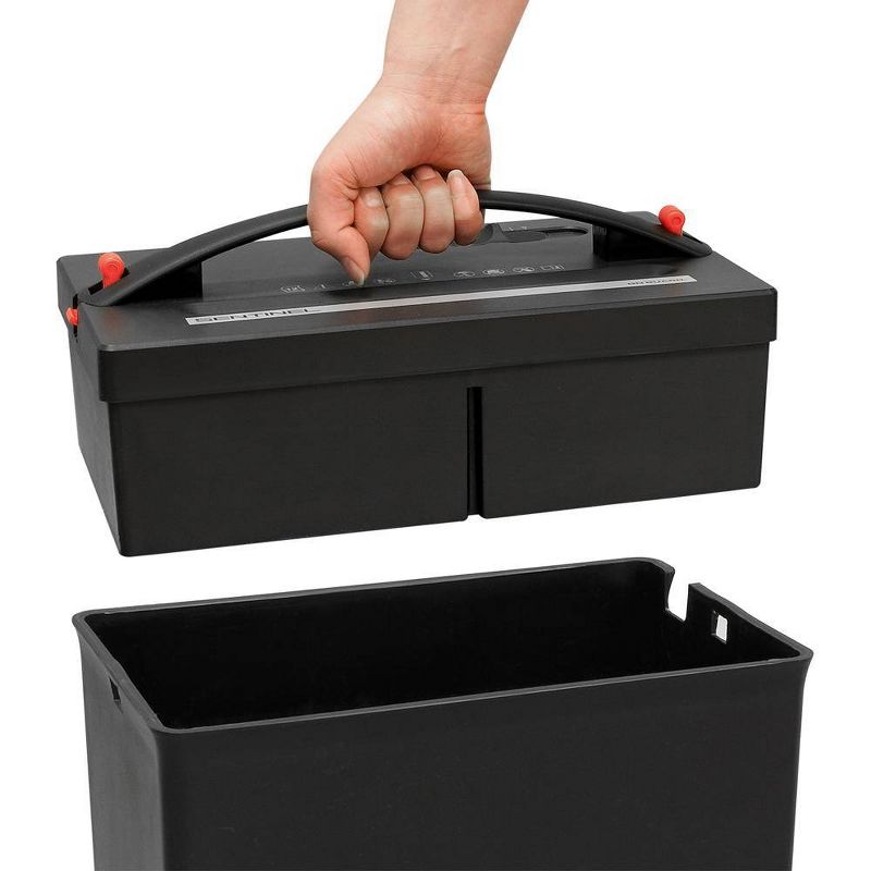 12-Sheet Crosscut Shredder 6.56 FPM 4.36gal Capacity Compaction Basket - Intek