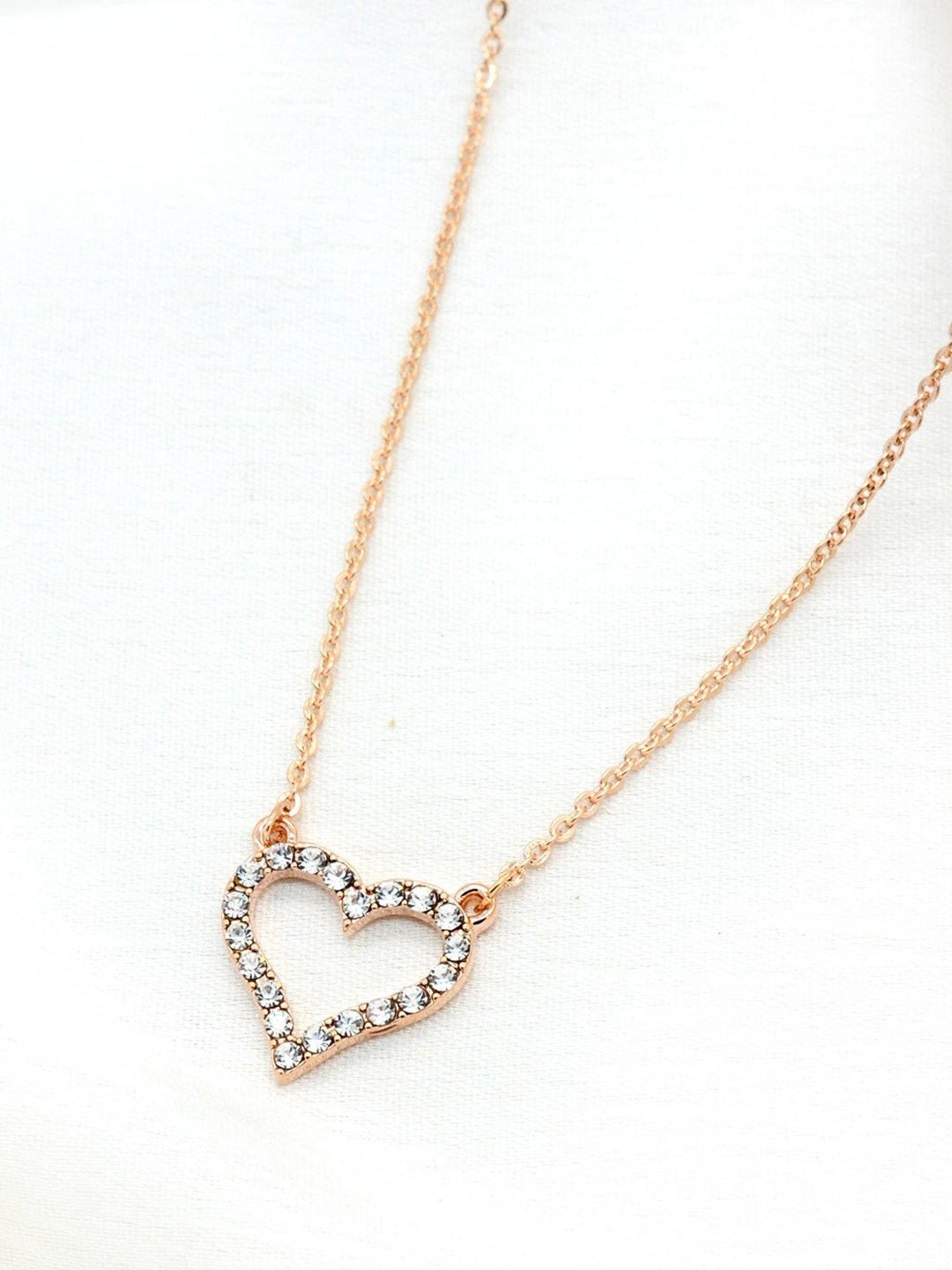 ToniQ Gold-Plated White Baroque Choker Necklace for Women