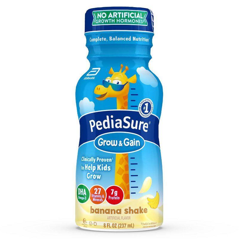 PediaSure Grow  Gain Kids Nutritional Banana Shake - 6pk/48 fl oz