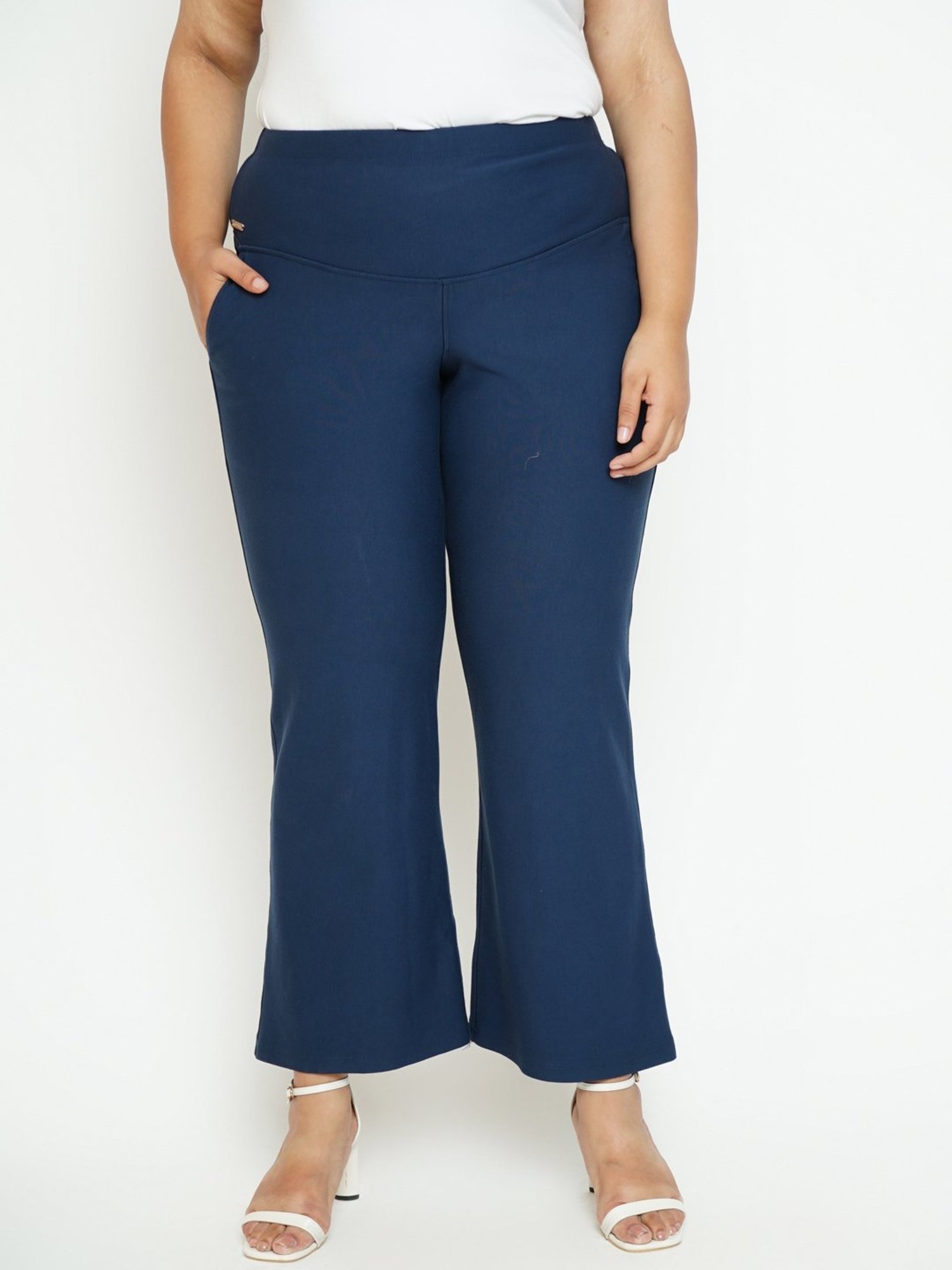 Amydus Navy Regular Fit Pants