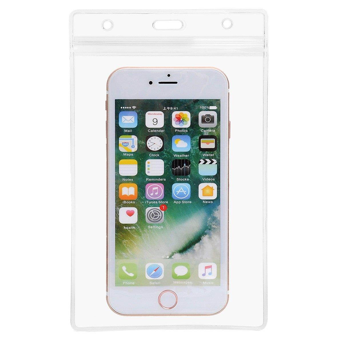 LGEGE 96PCS Transparent Waterproof Extra Large 6x4" Badge Holders (Vertical Style)for Passport ID ,Cash,Plane Ticket, Receipts,Credit Card, etc