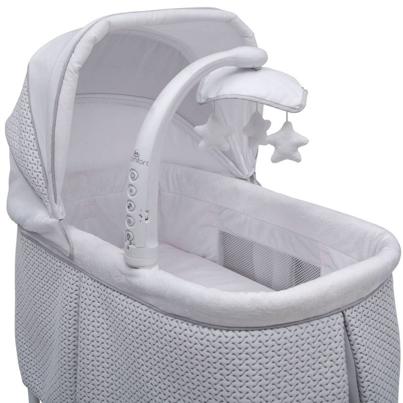 Serta iComfort Hands-Free Auto-Glide Bedside Bassinet Portable Crib Features Silent Smooth Gliding Motion That Soothes Baby - Cameron