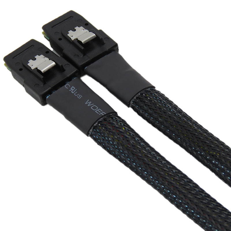 CableDeconn SFF-8087 to SFF8087 Mini SAS 36 Pin to Mini SAS 36P 6G / S Data Cable 0.7m