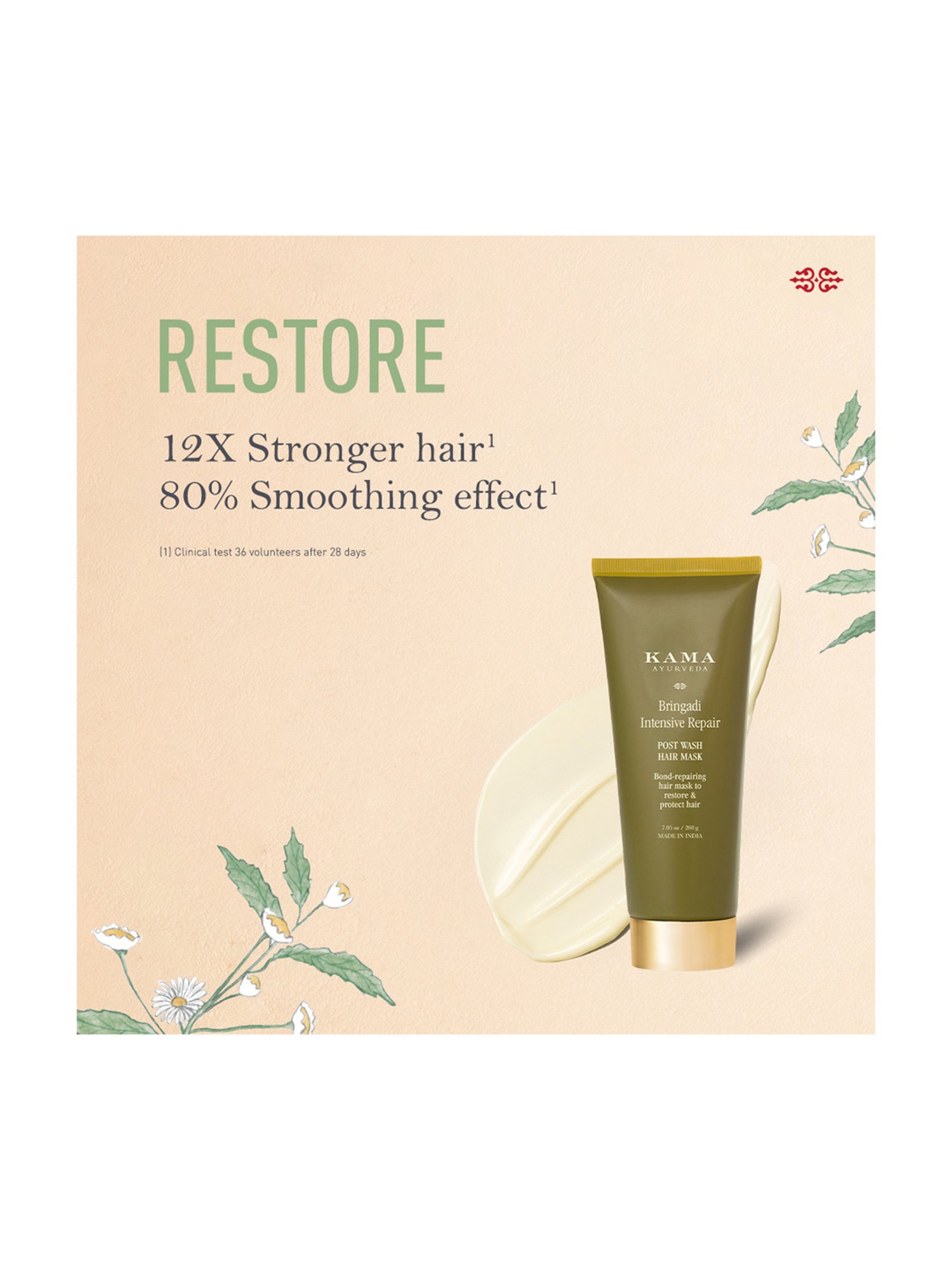 Kama Ayurveda Bringadi Intensive Repair Post Wash Hair Mask 200 gm