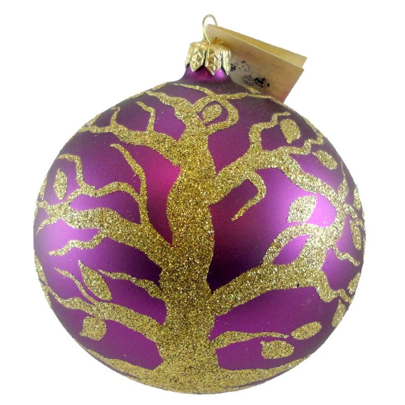Christina's World Golden Tree Of Life Ornament Ball Christmas  -  Tree Ornaments