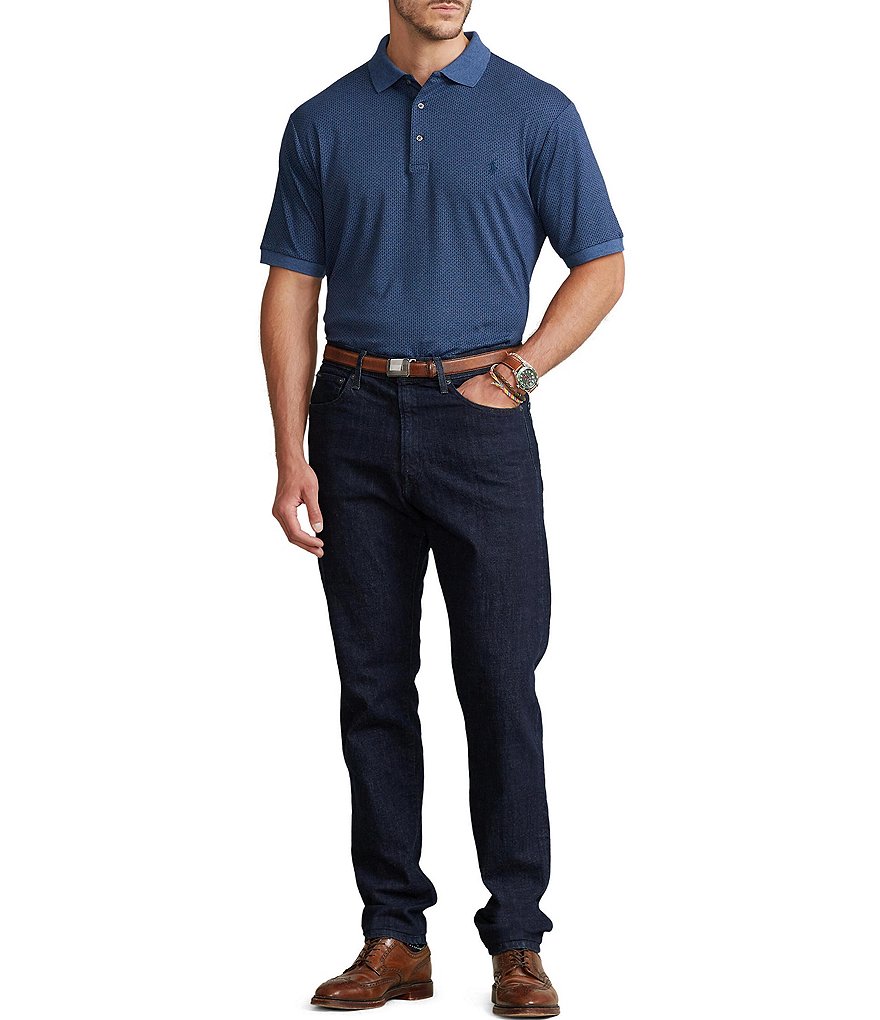 Polo Ralph Lauren Big & Tall Soft Cotton Printed Short-Sleeve Polo Shirt
