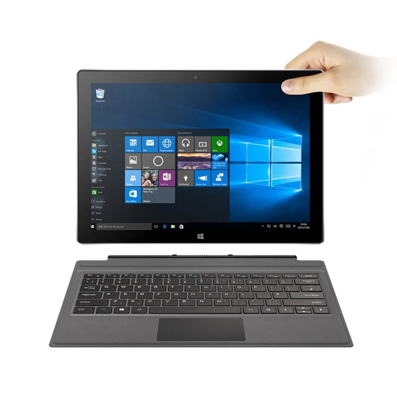 VBOOK I7 Intel Celeron 3865U Dual Core 8GB RAM 256GB SSD ROM 2880*1920 12.6 Windows 10 Tablet With Keyboard"