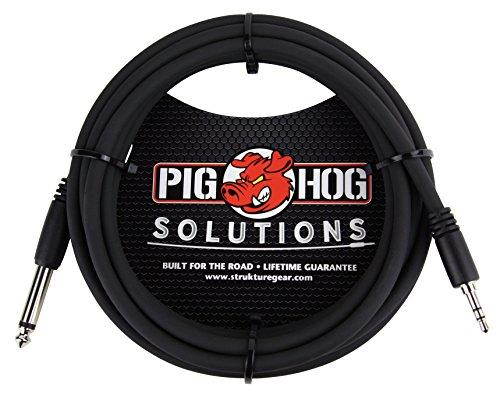 Pig Hog Solutions 3.5mm TRS to 1/4" Mono Adapter Cable (10 ft.)