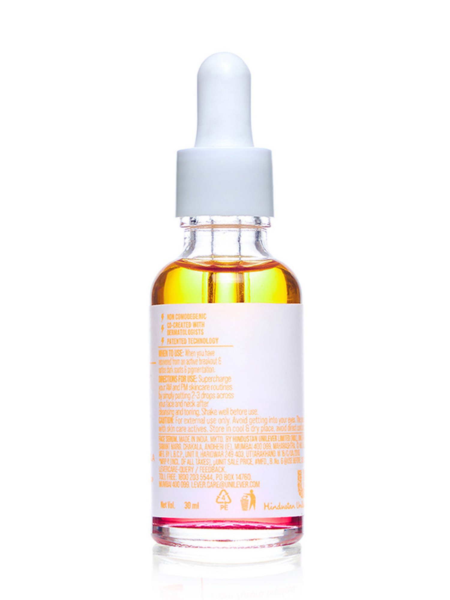 Khadi Essentials 20% Vitamin C Face Serum with Grapefruit for Toned & Bright Skin - 30 ml