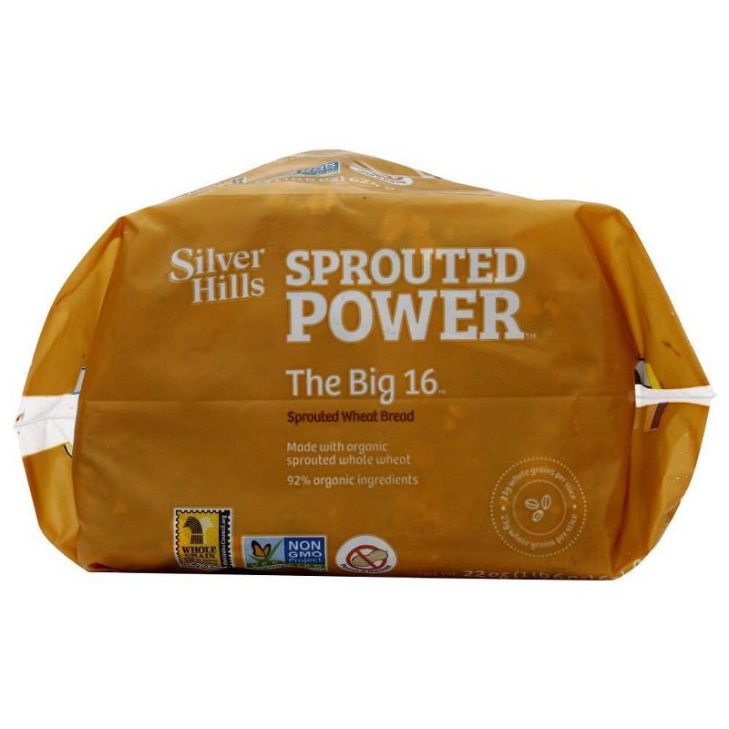 Silver Hills Bakery Vegan The Big 16 Sprouted Grain Bread - 22oz