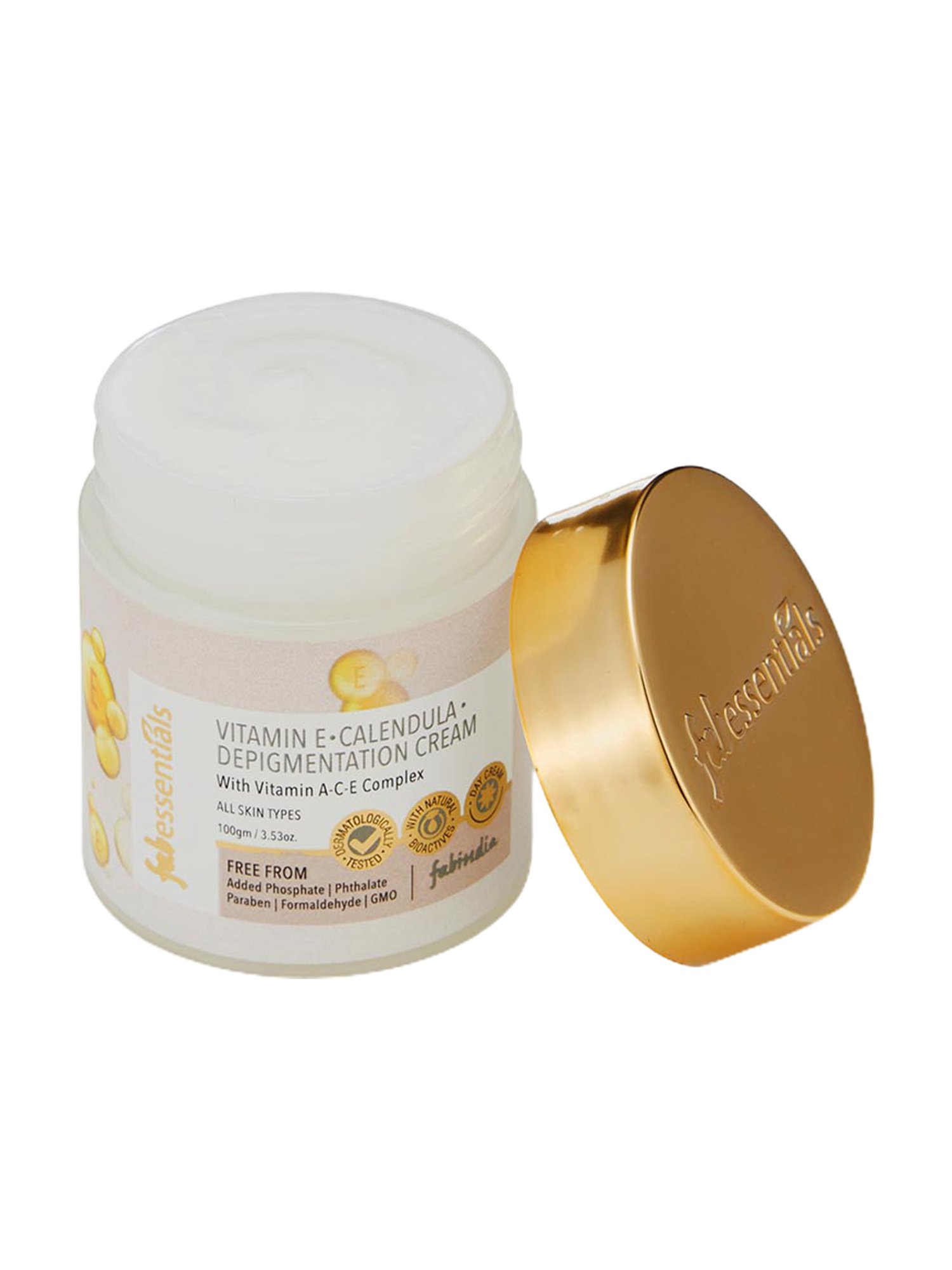 Fabessentials Vitamin E, Calendula & Depigmentation Cream - 100 gm