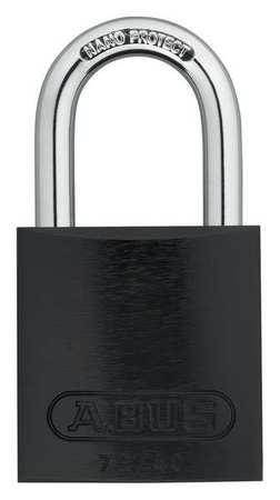 ABUS 72/40 KAx12 Black Lockout Padlock,KA,Black,1-1/2"H,PK12