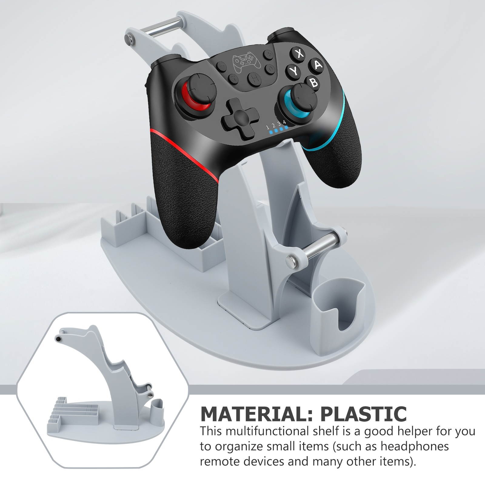 1pc TV Controller Remote Device CD  Headset Gamepad Bracket Shelf Stand for Home