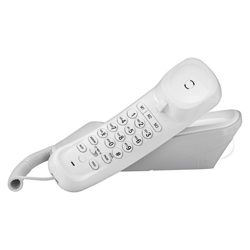 AT&T TR1909 Trimline Corded Phone with Caller ID - White