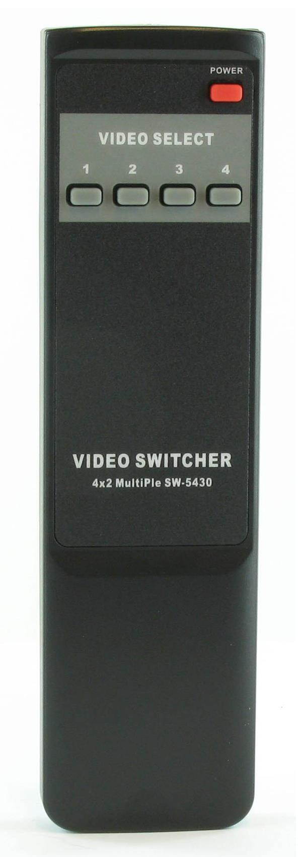 Shinybow - SB-5430 - Shinybow 4x2 Composite/S-Video/Audio Routing Switcher Selector (IR) - 4 x 2Composite Video In -