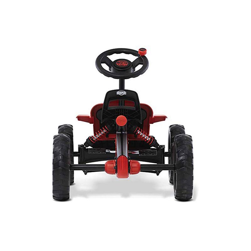 BERG Toys Jeep Buzzy Rubicon Pedal Powered Kids Safe Go Kart, Red