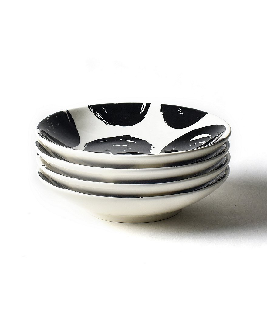 Coton Colors Brushed Dot Salad Plate Set of 4